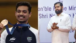 Swapnil Kusale And Eknath Shinde- India TV Hindi