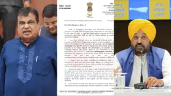 nitin gadkari letter to bhagwant mann- India TV Hindi