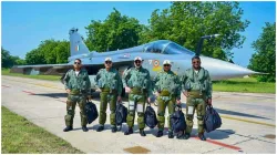 india Air Force Army and Navy Deputy Chiefs flew Tejas aircraft Enemy countries were shown their pla- India TV Hindi