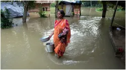 dam broke due to rising water level of the river rural areas of Patna and Nalanda got submerged- India TV Hindi