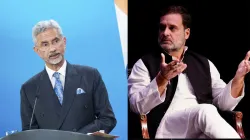 विदेश मंत्री एस जयशंकर और कांग्रेस नेता राहुल गांधी। - India TV Hindi