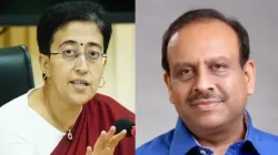 Delhi CM Atishi and BJP leader Vijendra Gupta- India TV Hindi