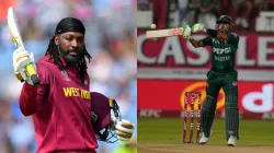 Chris Gayle and Babar Azam- India TV Hindi