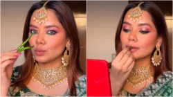 Social media influencers unique lip plumper played with green chillies watch viral video- India TV Hindi