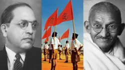 RSS, Mahatma Gandhi RSS, Bhimrao Ambedkar, Bhimrao Ambedkar RSS- India TV Hindi