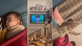 'लकड़ी की काठी...' बजते ही गहरी नींद से जागकर Dance करने लगी ये बच्ची, मगर Viral Video पर ​क्यों छिड़ी बहस 