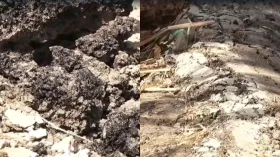 तीन करोड़ की सड़क तीन महीने में साफ, हादसों का शिकार हो रहे लोग