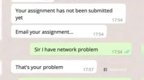 स्टूडेंट ने क्लास टीचर की बोलती कर दी बंद, आप भी देखिए वायरल हो रहा स्क्रीनशॉट