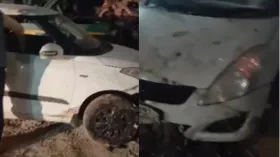 नोएडा में रात के अंधेरे में नाले में जा गिरी तेज रफ्तार कार, जानिए क्या हुआ ड्राइवर का? सामने आया VIDEO