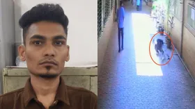 Video: बात करते-करते अचानक चौथी मंजिल से कूद गया चपरासी, मौत के बाद प्रगति कॉलेज में मचा बवाल