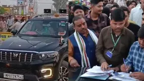 विधायक की कार का कटा 10 हजार रुपए का चालान, ब्लैक Scorpio में हूटर लगाकर चलना पड़ा महंगा, देखें VIDEO