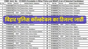 Bihar Police Constable Result 2026 OUT: बिहार पुलिस कॉन्स्टेबल का रिजल्ट जारी, यहां देखें डायरेक्ट लिंक 