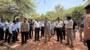 दिल्ली के LG ने संजय झील का किया निरीक्षण, पहला चरण अगस्त तक और दूसरा चरण मई 2027 तक होगा पूरा