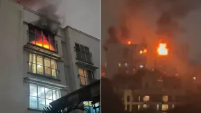 मुंबई के विलेपार्ले में बिल्डिंग में लगी भीषण आग, ढाई साल के मासूम अबीर और 23 साल की अंकिता की मौत
