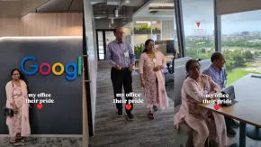 'मेरा ऑफिस उनका गौरव...' Google के टेक्नीशियन ने पैरेंट्स को कराया ऑफिस टूर, इमोशंस से भरा है ये Video