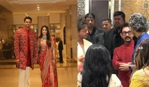 अर्जुन&ndash;सानिया की शादी में छाए शाहरुख और आमिर, कैमरे में कैद हुआ खास पल, Video वायरल