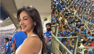 IND vs NZ Final के दौरान भीड़ ने सोनल चौहान के लिए गाया 'जन्नत' का गाना, एक्ट्रेस की मुस्कान ने जीता दिल
