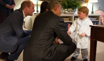 barack obama and prince george- India TV Hindi