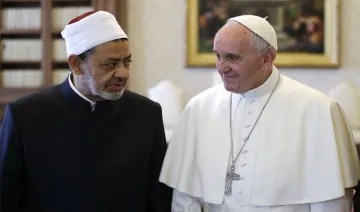 Pope and Imam of Al Azhar Mosque- India TV Hindi