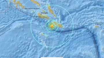 A magnitude 6.9 earthquake in the solomon island- India TV Hindi