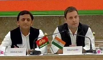 Akhilesh Yadav and Rahul Gandhi | Video Grab- India TV Hindi