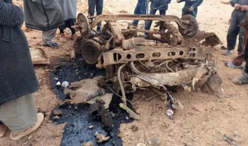 Remains of a car bomb in the Rukban camp | AP Photo- India TV Hindi