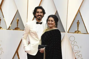 dev patel with mother- India TV Hindi