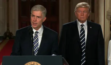 trump nominated neil gorsuch as the candidate of supreme...- India TV Hindi