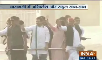 Rahul-Akhilesh road show- India TV Hindi