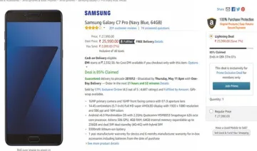 Samsung Galaxy C7 Pro पर मिल रही है 2,000 रुपए की छूट, जानिए आपको यह स्‍पेशल डिस्‍काउंट मिलेगा या नहीं- India TV Paisa
