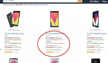 28,000 रुपए से ज्‍यादा सस्‍ता हुआ LG V20 स्‍मार्टफोन, कीमतों में हुई आश्‍चर्यजनक कटौती- India TV Paisa