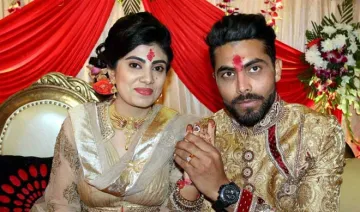 Ravindra Jadeja and Riva Solanki | PTI Photo- India TV Hindi