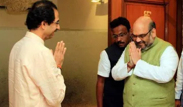 BJP president Amit Shah meets Uddhav Thackeray- India TV Hindi