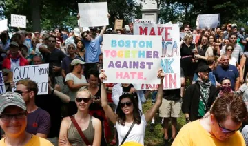 Boston Protest | AP Photo- India TV Hindi