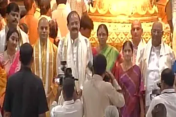 Venkaiah-Naidu-Tirumala - India TV Hindi