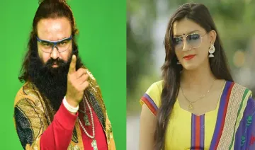 ram rahim and sapna chaudhary- India TV Hindi