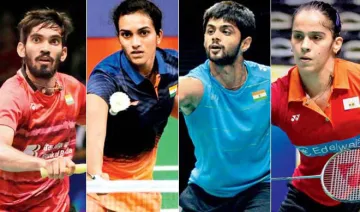 K Srikanth, P V Sindhu, B Sai Praneeth and Saina Nehwal- India TV Hindi