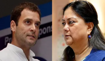 Rahul Gandhi, Vasunshra Raje- India TV Hindi