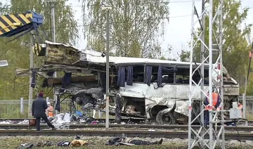 Train hits bus in Russia- India TV Hindi