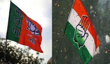 bjp congress flag- India TV Hindi