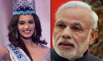 pm modi congratulate manushi chillar- India TV Hindi