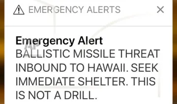 Ballistic missile alert Hawaii- India TV Hindi