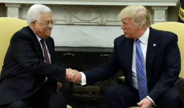 Mahmoud Abbas and Donald Trump | AP Photo- India TV Hindi