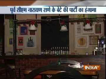 Nitesh-Rane-party-workers-create-ruckus-at-hookah-bar-in-Mumbai- India TV Hindi