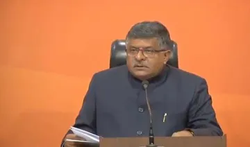 Ravishankar prasad- India TV Hindi