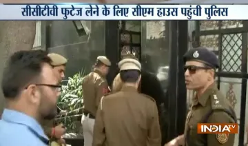 Delhi-Chief-Secretary-beating-case-Delhi-Police-reaches-Chief-Minister-Arvind-Kejriwal-residence- India TV Hindi