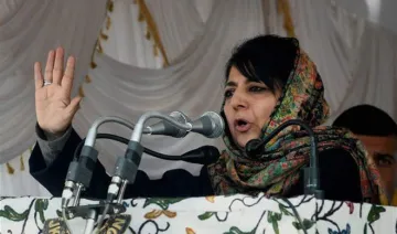 Mehbooba Mufti rules out AFSPA revocation | PTI Photo- India TV Hindi