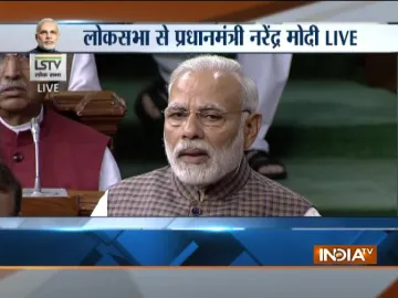 PM-Modi-replying-to-debate-on-motion-of-thanks-to-President-address- India TV Hindi