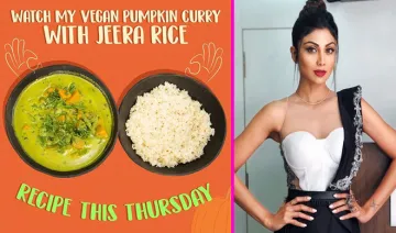 Shilpa Shetty vegan pumpkin curry Rice jeera recipe- India TV Hindi