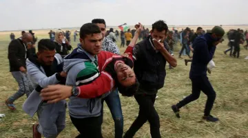 Gaza violence: 16 Palestinians dead, around 2,000 injured by Israeli forces | AP Photo- India TV Hindi